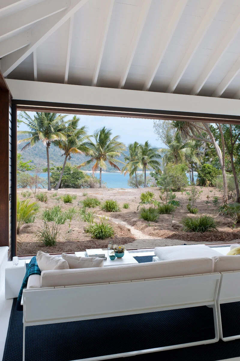 This small beach house is designed for true indoor/outdoor living