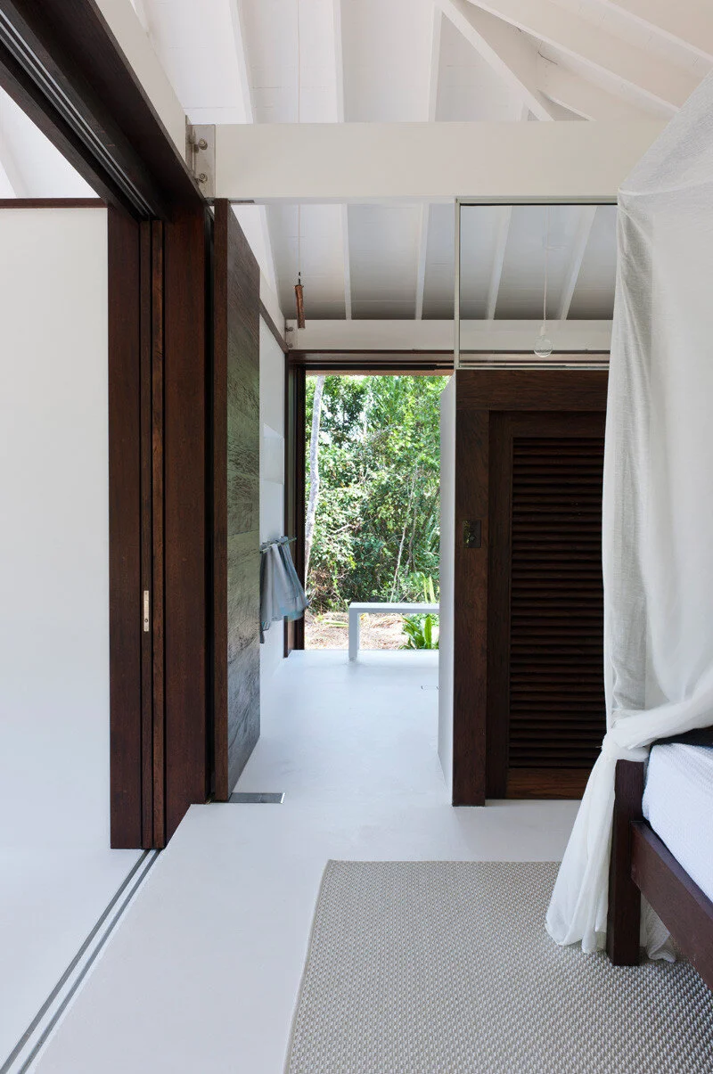 This small beach house is designed for true indoor/outdoor living