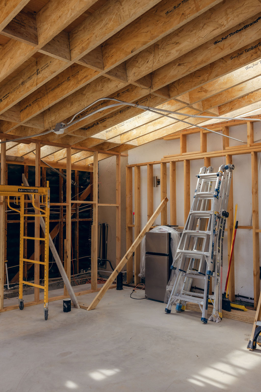 Construction progress from the Stace King portfolio