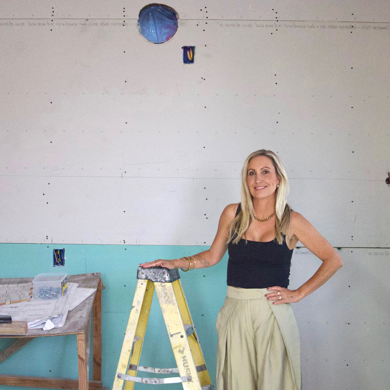 Nika Shalala in a bright kitchen