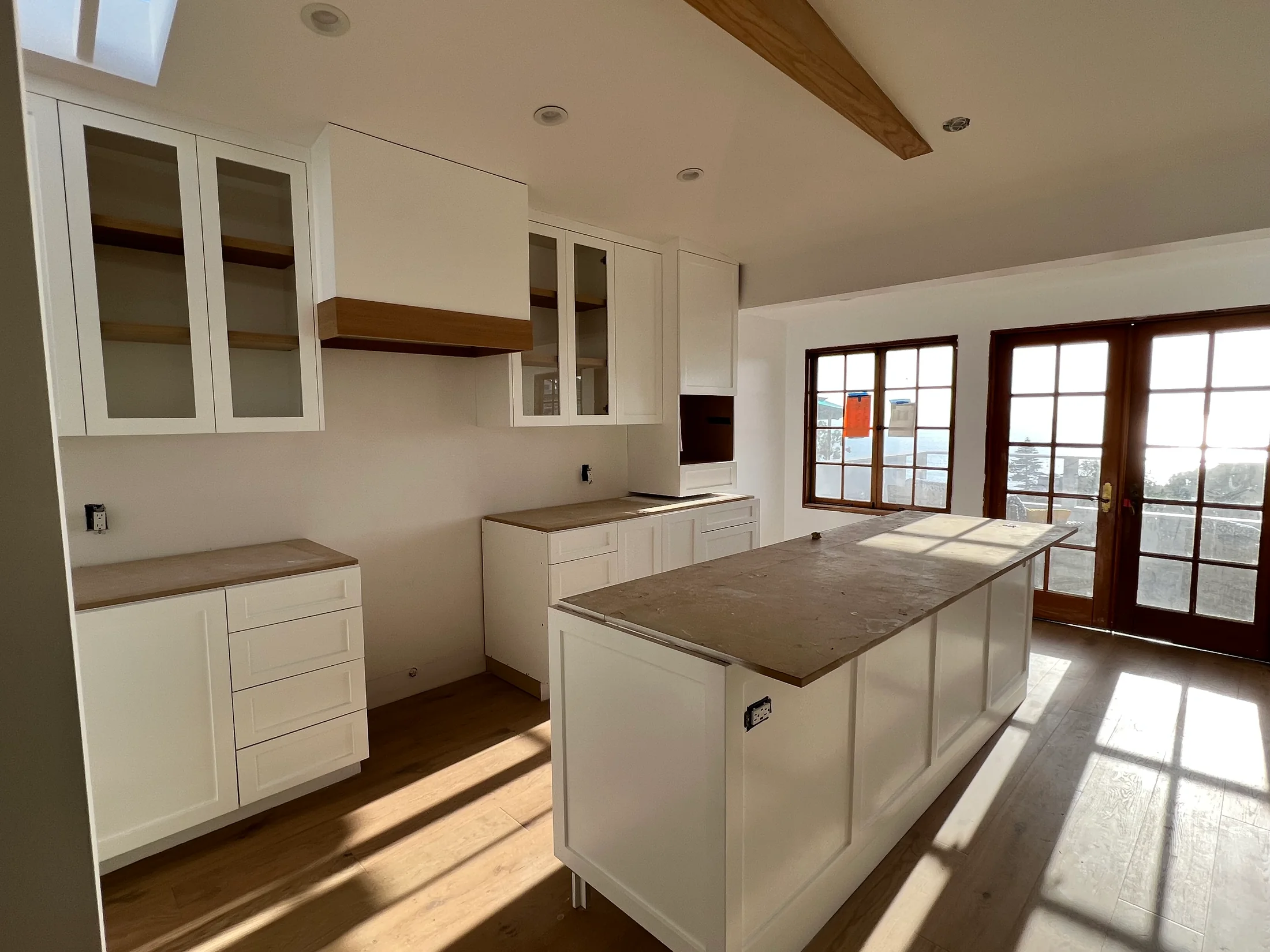 Kitchen construction progress — photo 10