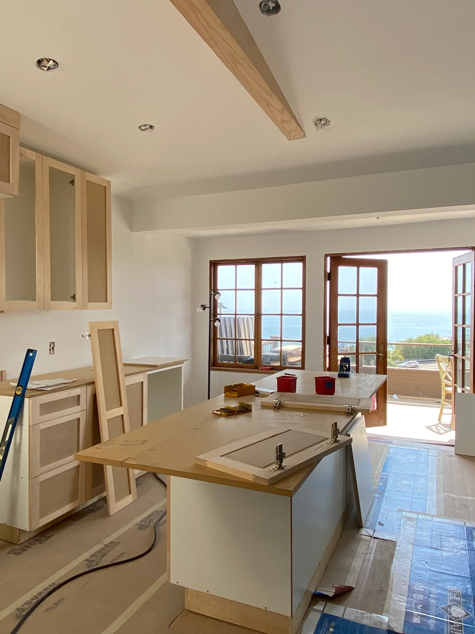 Kitchen construction progress — photo 11