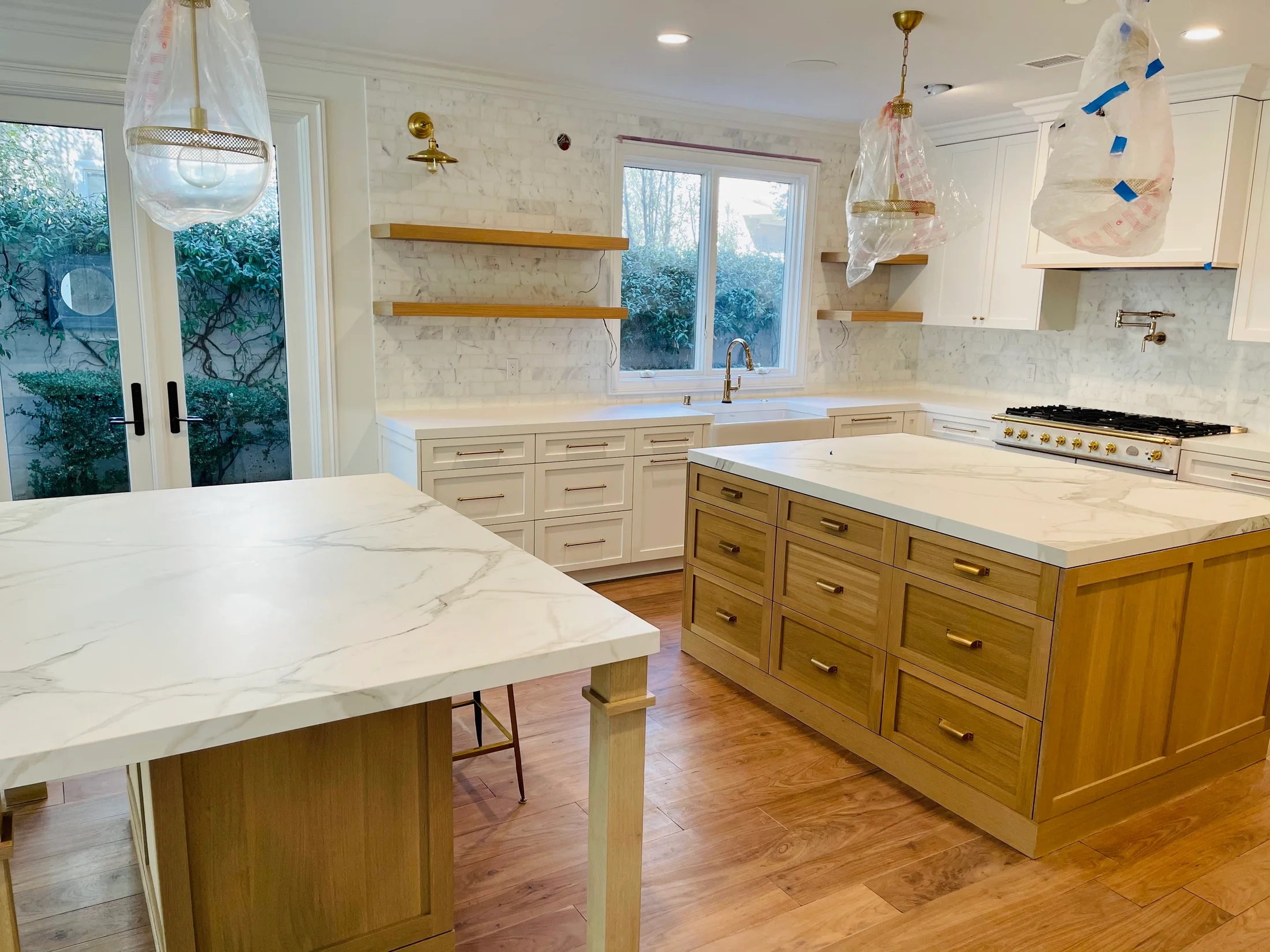 Kitchen construction progress — photo 13