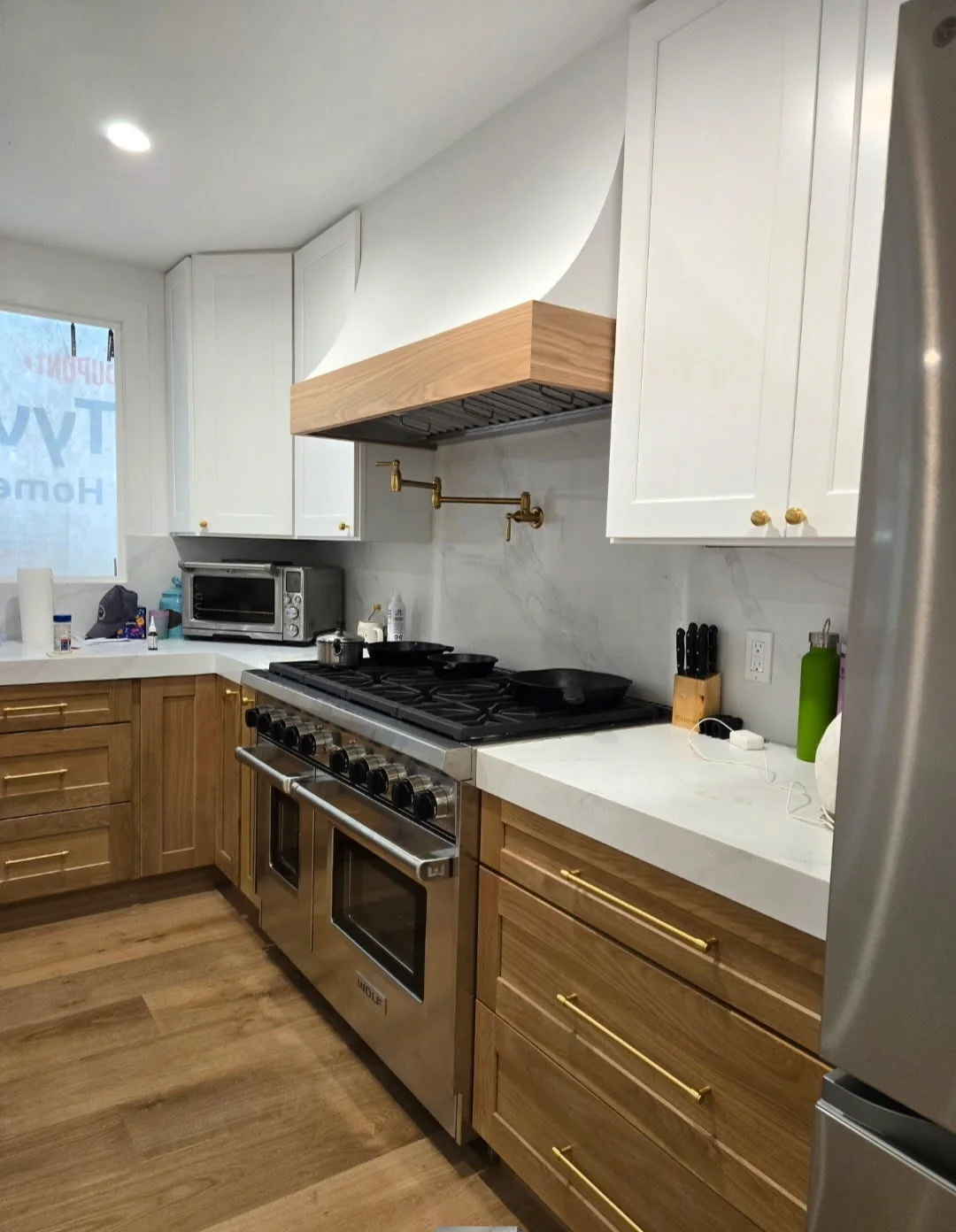 Kitchen construction progress — photo 21